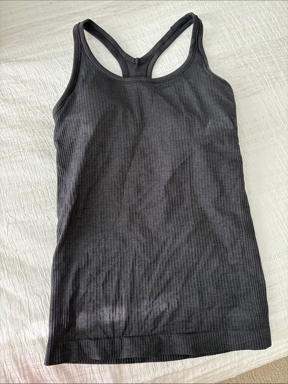 Lululemon ebb to street Ribbed Racerback Tank Top - black